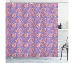 Boho Paisley Persian Shower Curtain