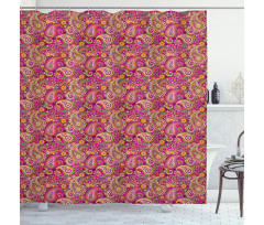 Blossom Persian Folk Shower Curtain