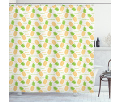 Summer Fruits Arrangement Shower Curtain