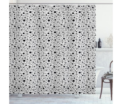 Spotty Abstract Shower Curtain