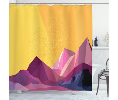 Countryside Modern Art Shower Curtain