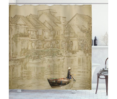 Vietnam Scenery Shower Curtain