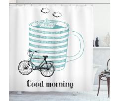 Morning Cup Shower Curtain