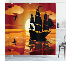 Tranquil Evening Shower Curtain