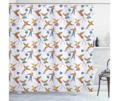 Tropical Exotic Wildlife Shower Curtain