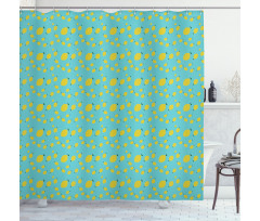 Minimalistic Tiny Design Shower Curtain