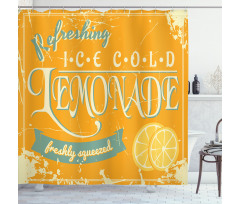 Refreshing Lemonade Shower Curtain
