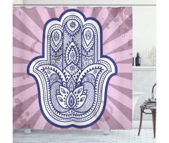 Turkish Paisleys Boho Shower Curtain