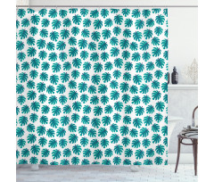 Exotic Monstera Shower Curtain