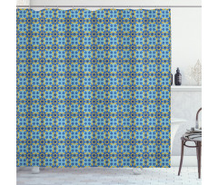 Medieval Star Shower Curtain