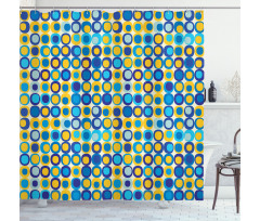 Circular Motifs Shower Curtain