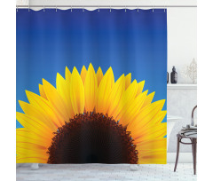 Sunflower Leaf Shower Curtain