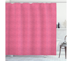 Baroque Flower Design Shower Curtain