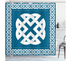 4 Element Celtic Knot Shower Curtain