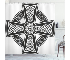 Medieval Heraldic Sign Shower Curtain