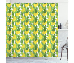 Hanging Cluster Shower Curtain