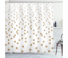 Triangle Composition Shower Curtain