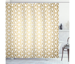 Repeating Triangular Shower Curtain