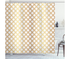Netted Hexagonal Shower Curtain