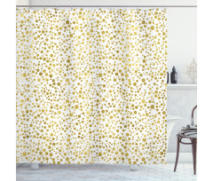 Stained Dots Shower Curtain