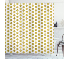 Clouded Grungy Spots Shower Curtain