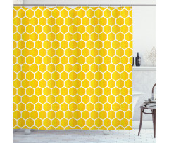 Honeycomb Cells Shower Curtain