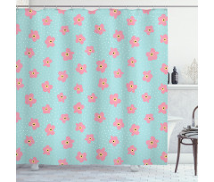 Cherry Blossom Flowers Shower Curtain