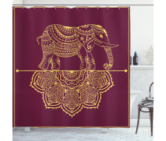 Animal Mandala Shower Curtain