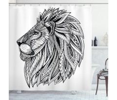 Wild Safari Animal Shower Curtain