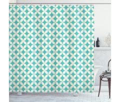 Diamonds and Circles Shower Curtain