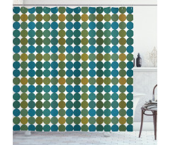Large Round Dots Shower Curtain