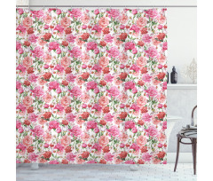 Joyous Botanical Concept Shower Curtain