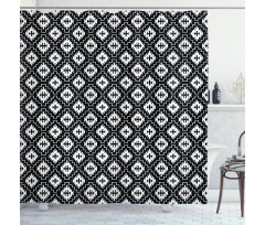 Baroque Pattern Shower Curtain