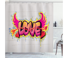 Pierced Love Shower Curtain