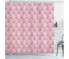 Bubbly Petals Shower Curtain