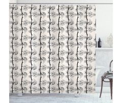 Parallel Branch Shower Curtain