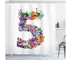Floral Spring 5 Years Shower Curtain