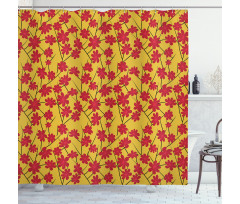 Japanese Blossom Sakura Shower Curtain