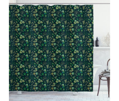 Nocturnal Forestry Shower Curtain