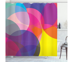 Colorful Circles Shower Curtain