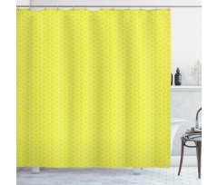 Abstract Juicy Lemons Shower Curtain