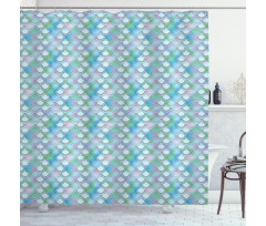 Squama Dreamy Colors Shower Curtain