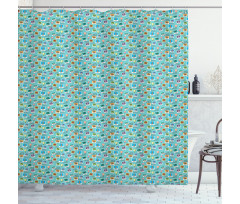 Travel Destinations Shower Curtain