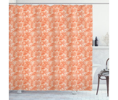 Scallops and Lace Murex Shower Curtain