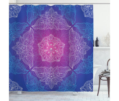 Groovy Motif Shower Curtain