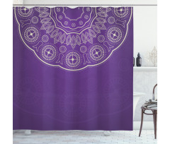 Doodle Geometric Shower Curtain