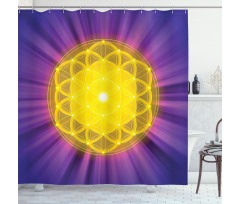 Flower of Life Shower Curtain