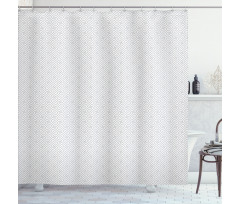 Labyrinth Grid Shower Curtain