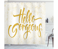 Graphic Shower Curtain