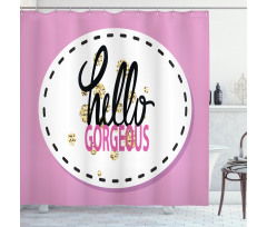 Patch Image Shower Curtain